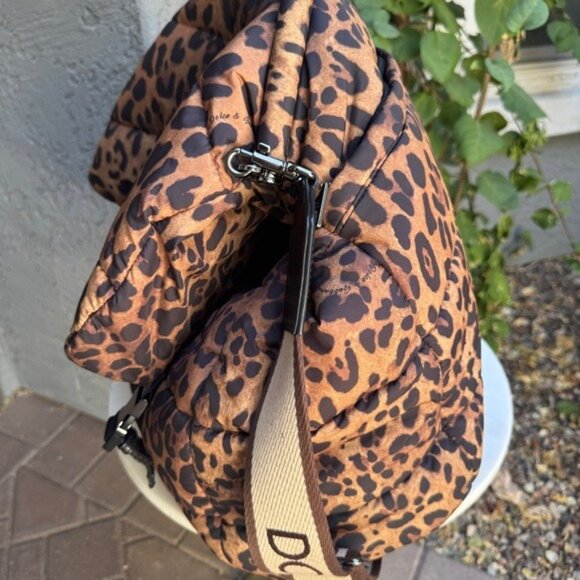 Dolce & Gabbana DG Leo XL Leopard Nylon Sicily Crossbody - Picture 10 of 15